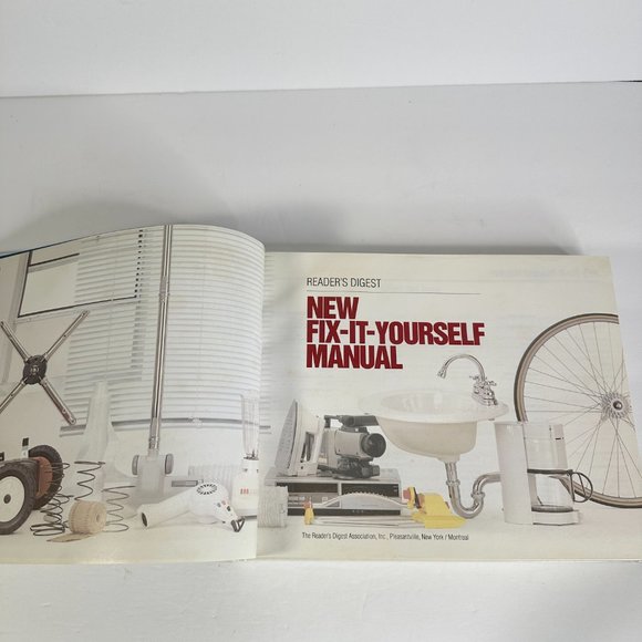 Vintage 1996 Reader’s Digest New Fix-It-Yourself Manual Hardcover Book - Picture 4 of 12